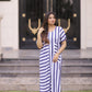 CLASSIC  NAVY STRIPS FROK