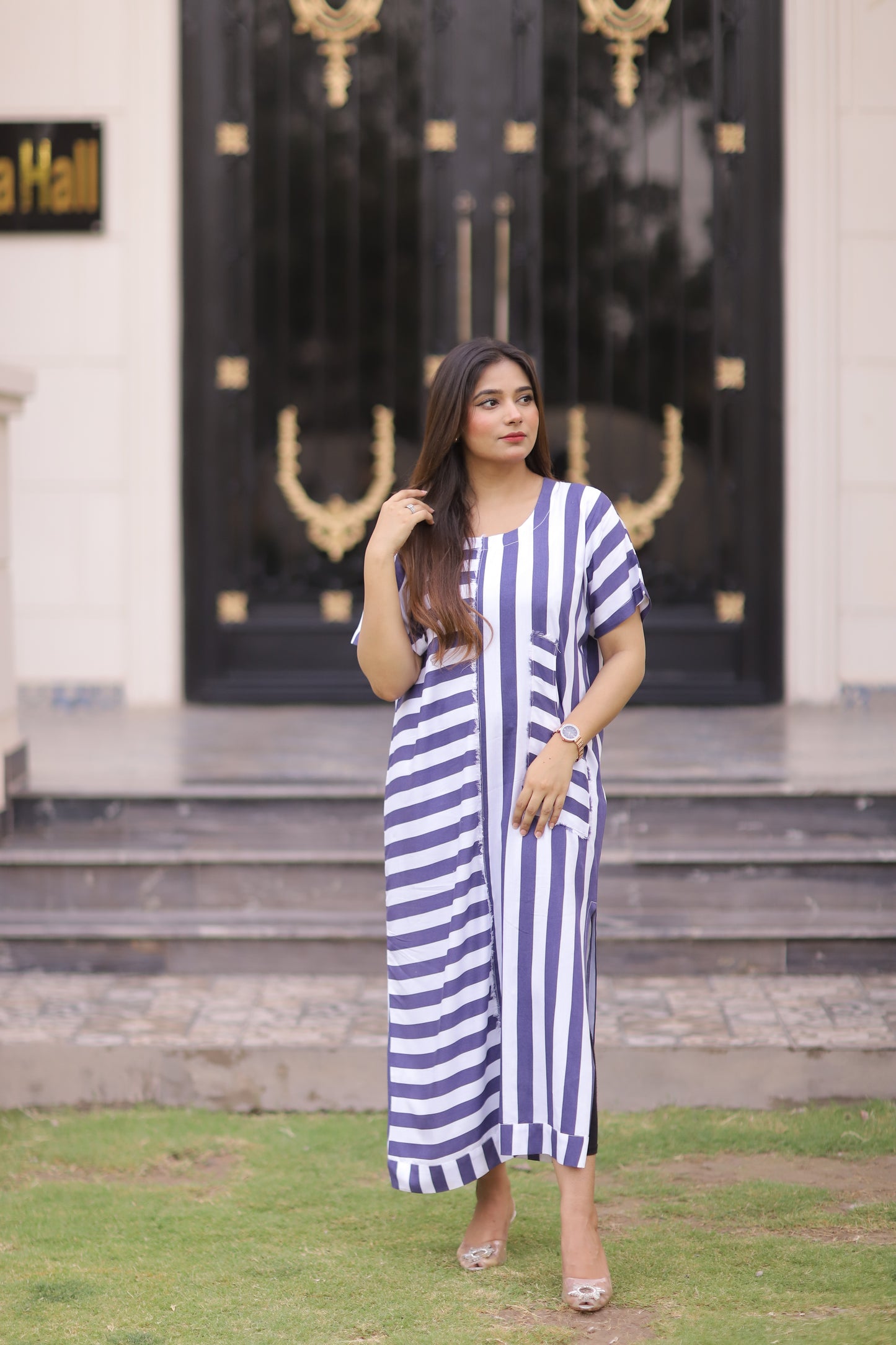 CLASSIC  NAVY STRIPS FROK