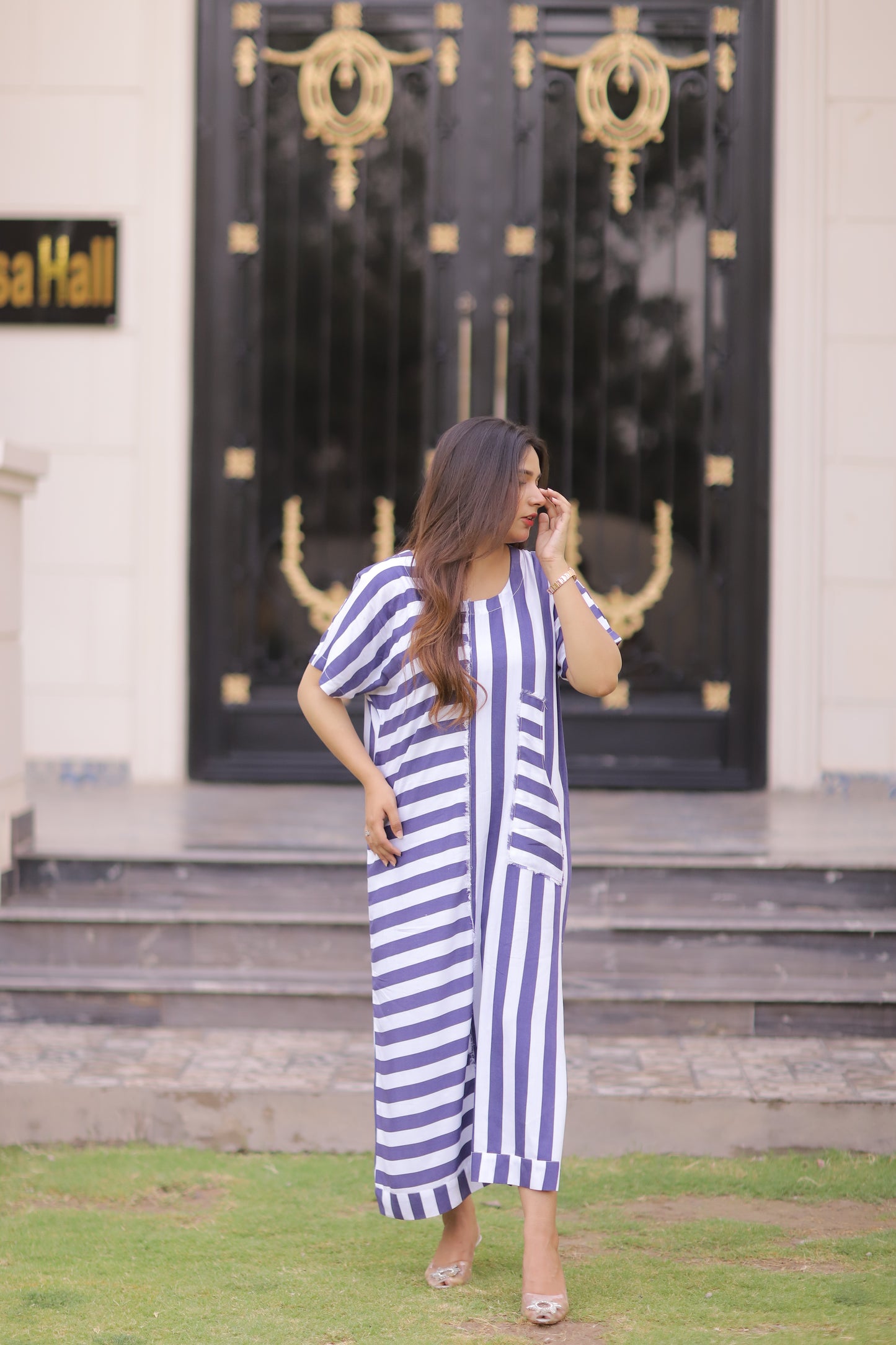 CLASSIC  NAVY STRIPS FROK