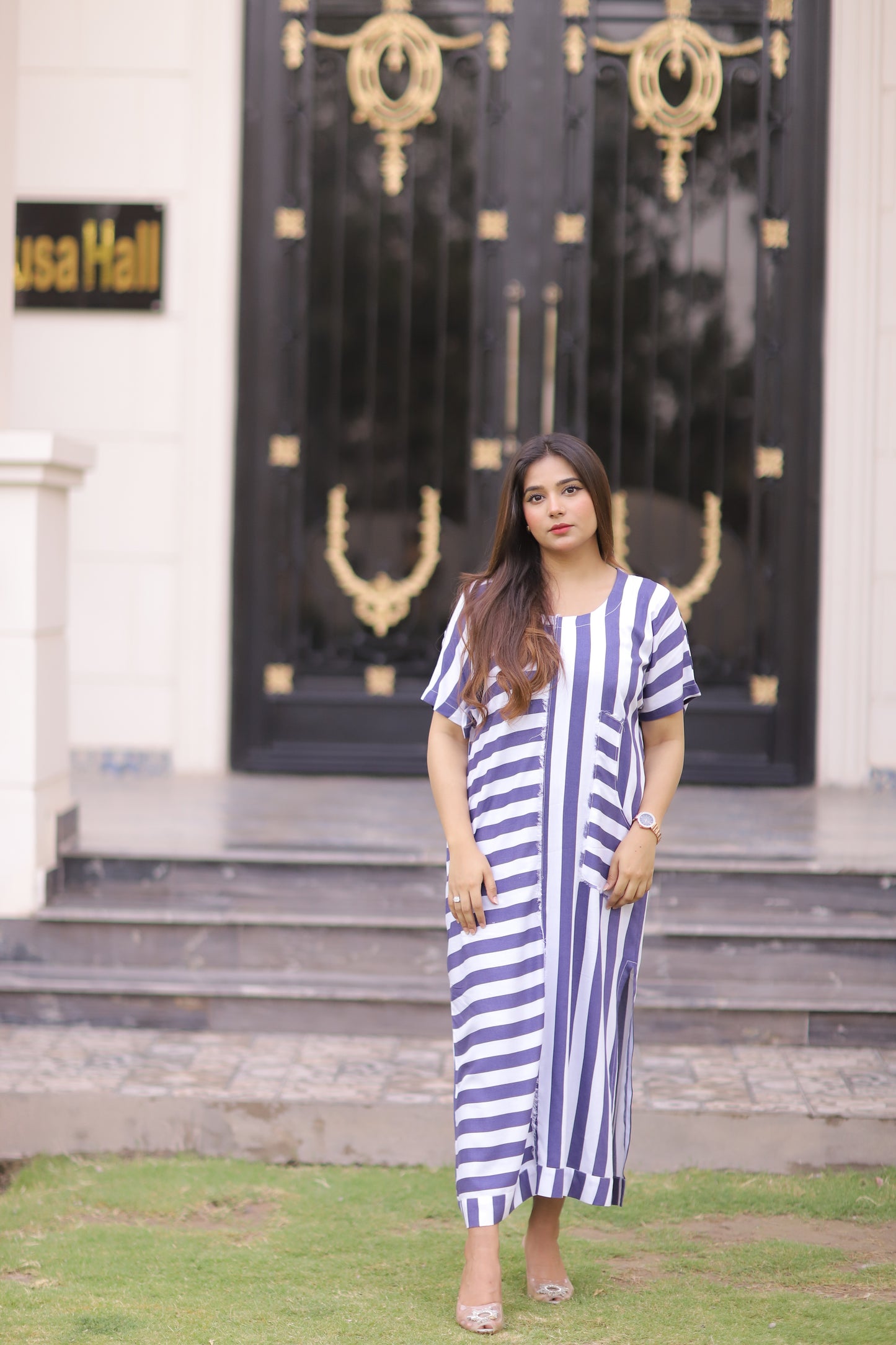CLASSIC  NAVY STRIPS FROK