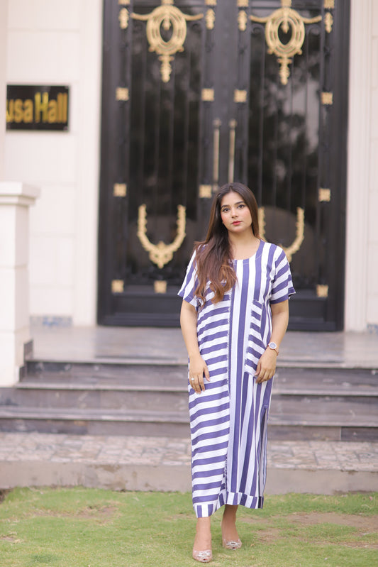 CLASSIC  NAVY STRIPS FROK