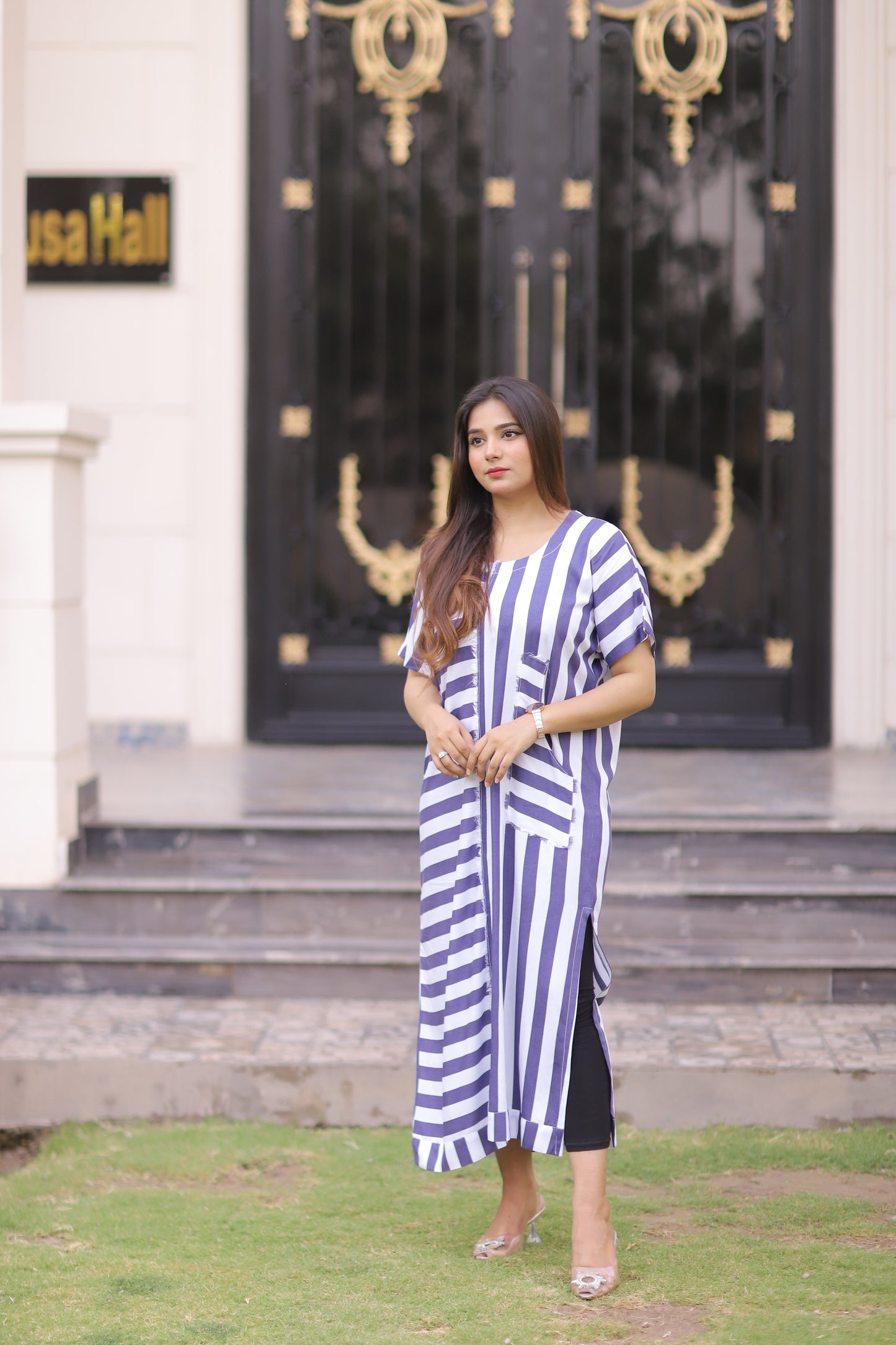 CLASSIC  NAVY STRIPS FROK