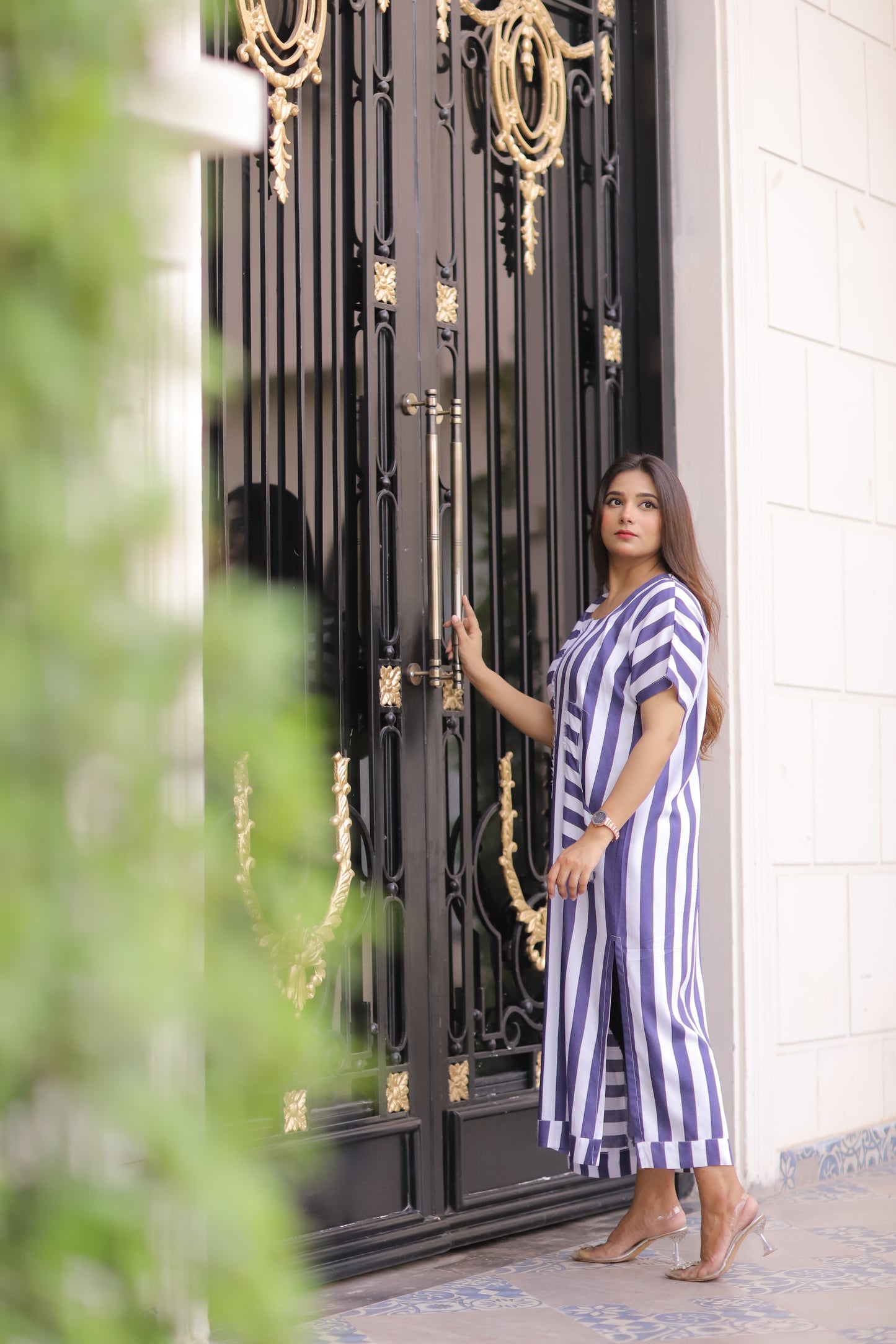 CLASSIC  NAVY STRIPS FROK
