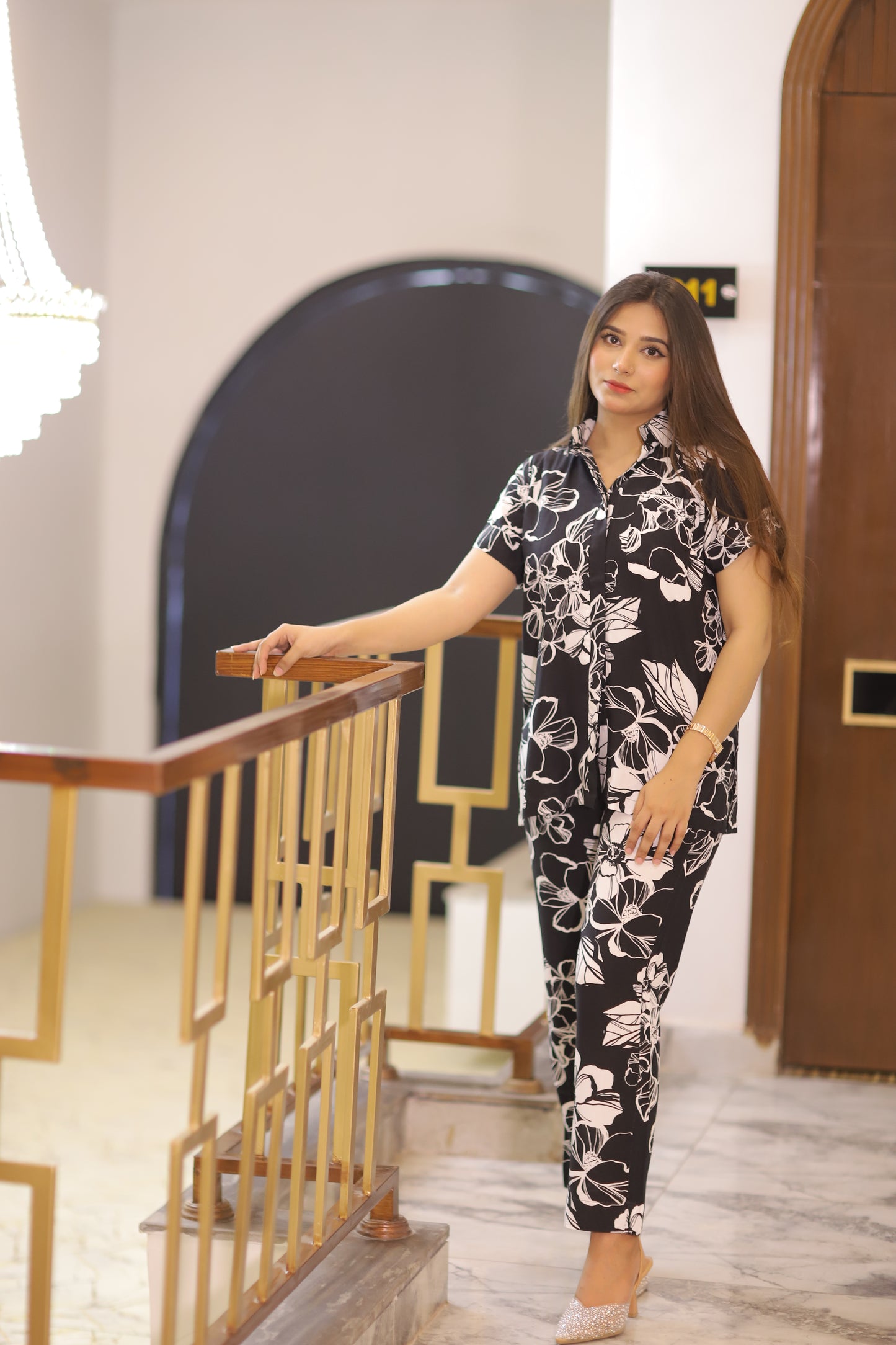 Monochrome elegance co ord