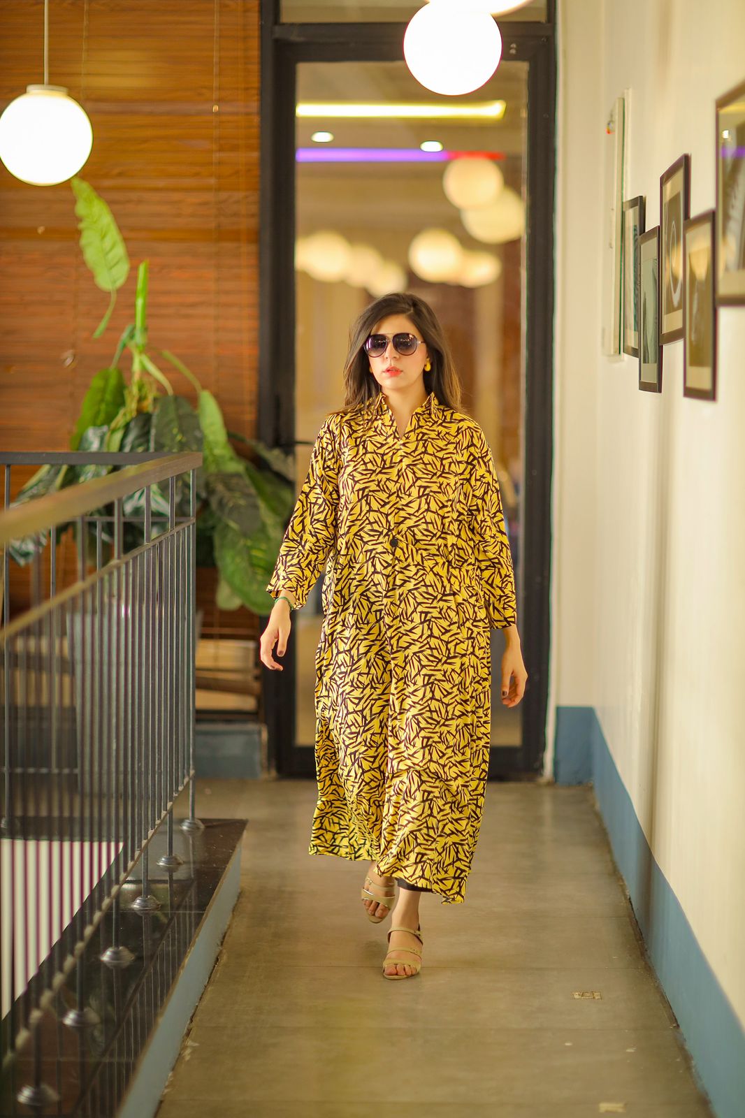 BOLD MUSTURD LONG SHIRT