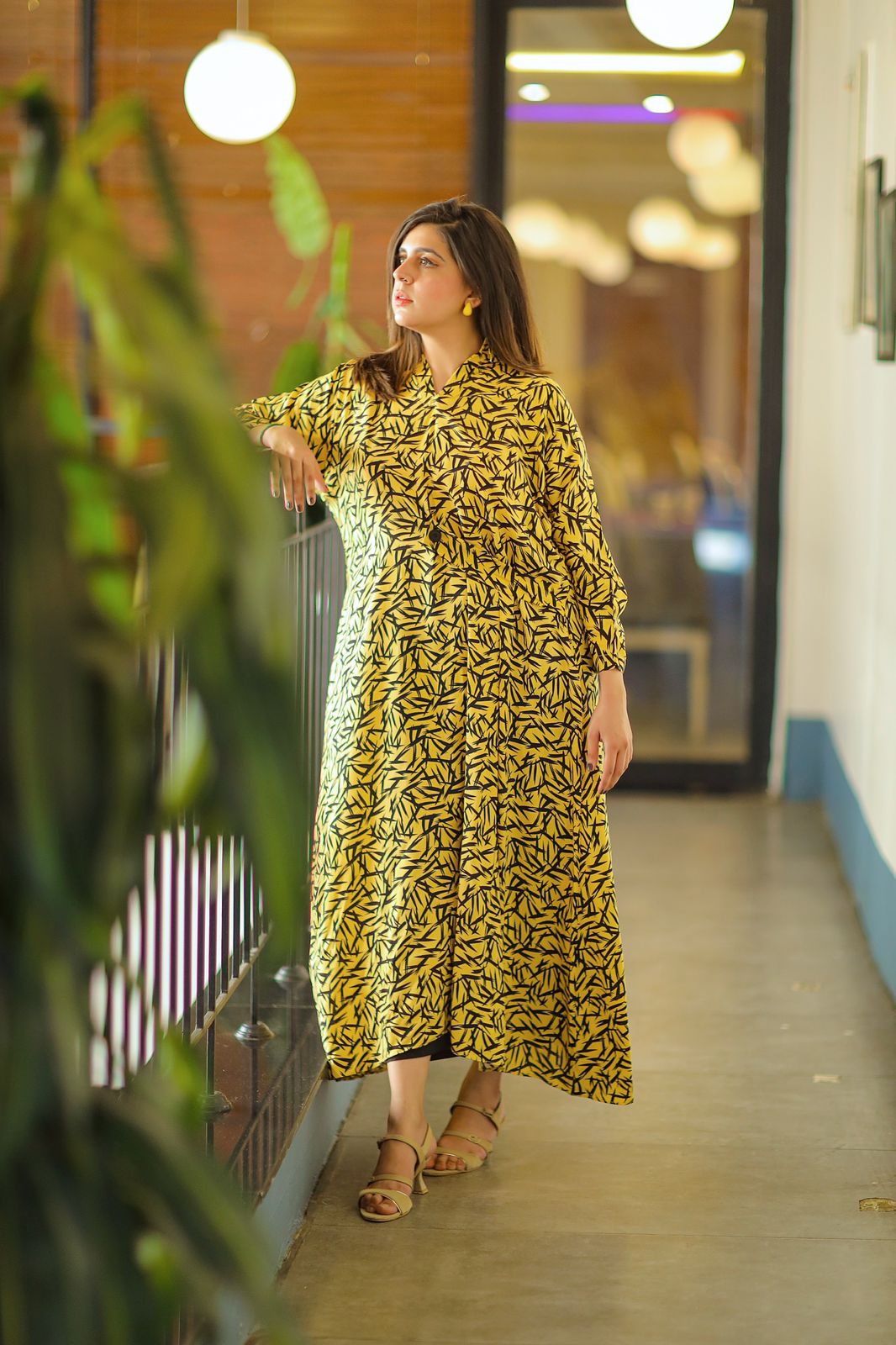 BOLD MUSTURD LONG SHIRT